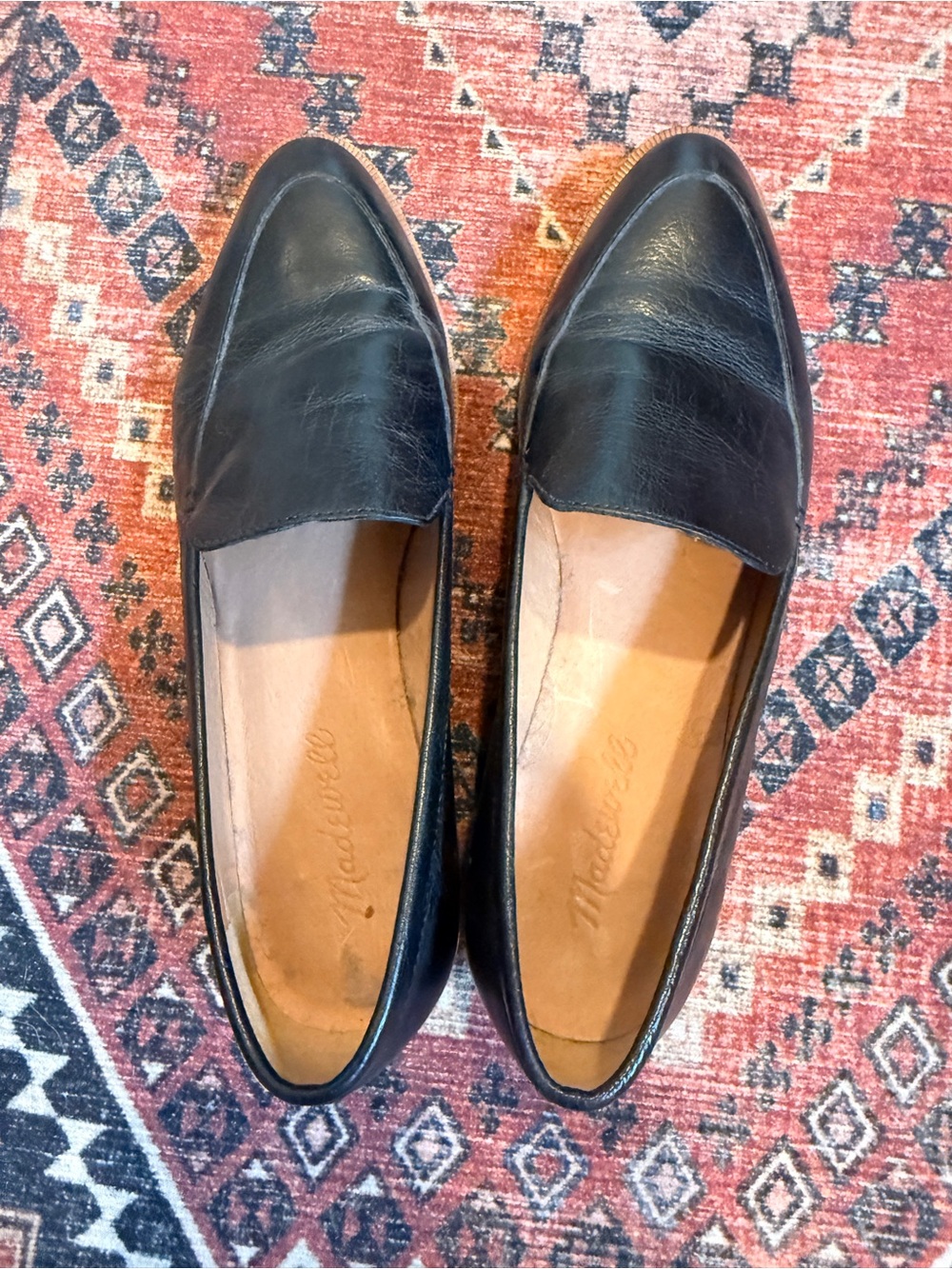 Madewell Women’s Black Leather Loafers